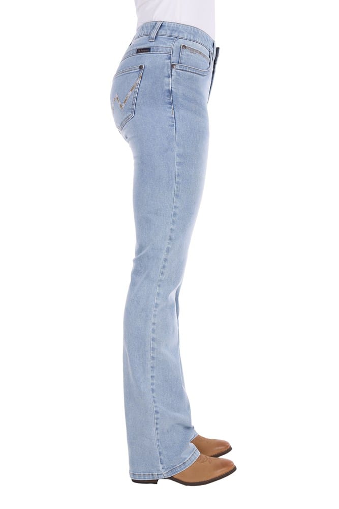 Load image into Gallery viewer, Wrangler Womens Verity Bootcut Jean-Willow
