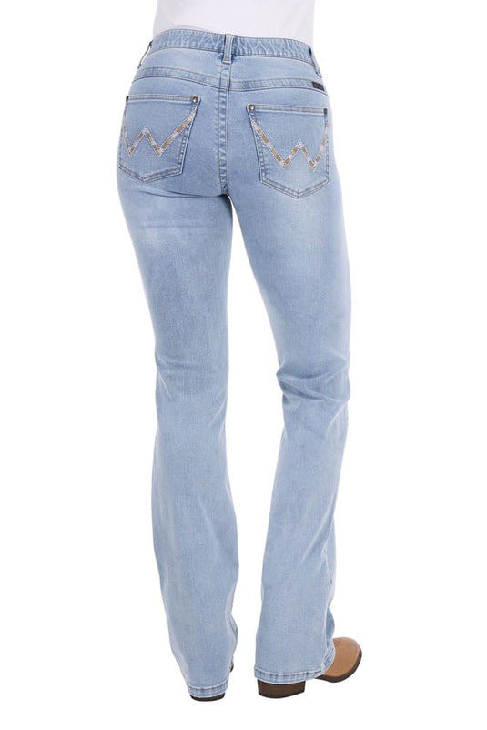 Wrangler Womens Verity Bootcut Jean-Willow
