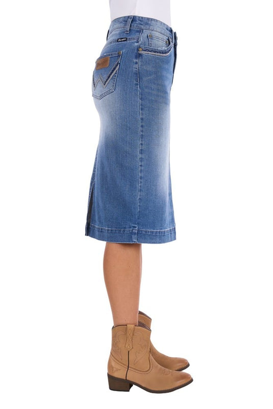 Wrangler Womens Emmie Denim Skirt