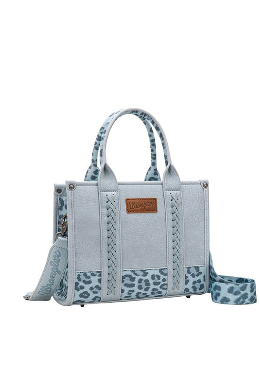 Wrangler Leopard Print Crossbody Bag - Blue