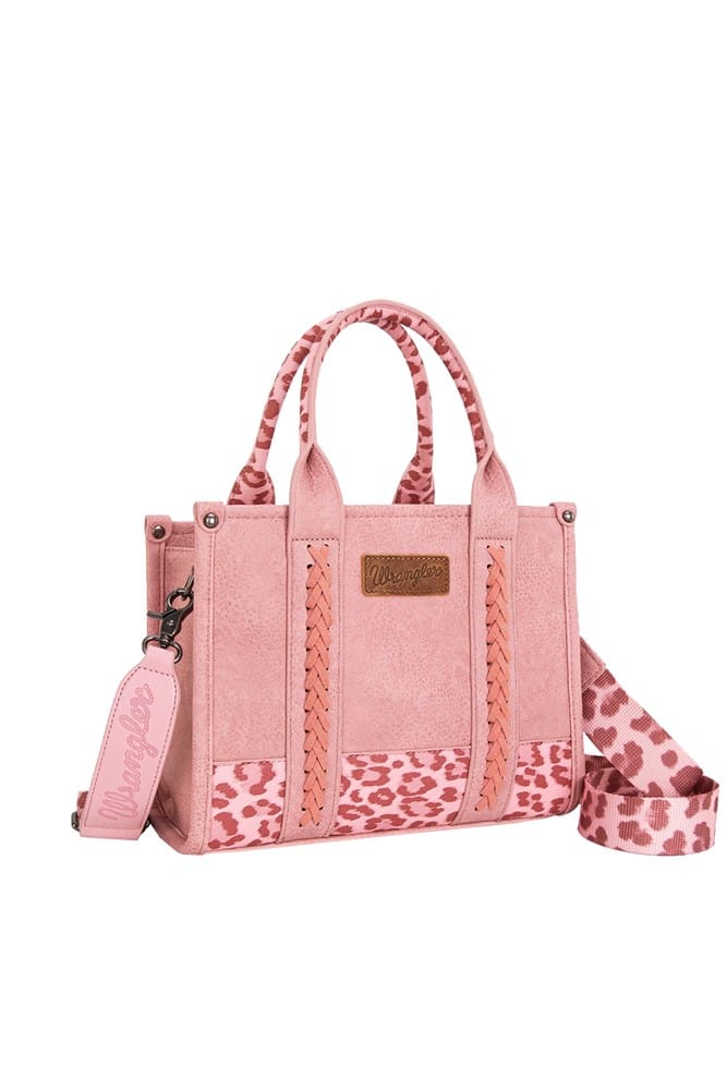 Load image into Gallery viewer, Wrangler Leopard Print Crossbody Bag - Pink
