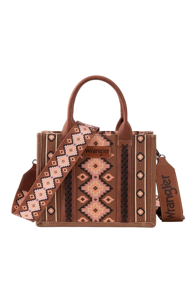 Load image into Gallery viewer, Wrangler Southwestern Crossbody Bag - Brown
