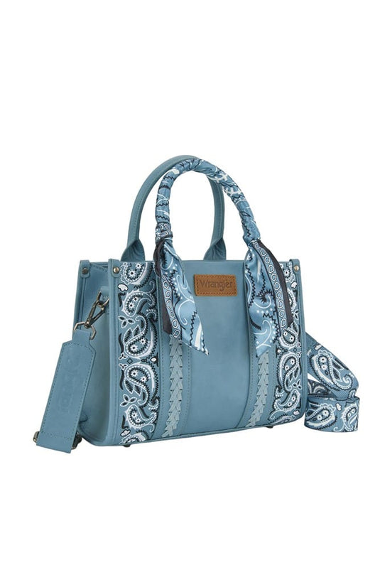 Wrangler Paisley Crossbody Bag - Blue