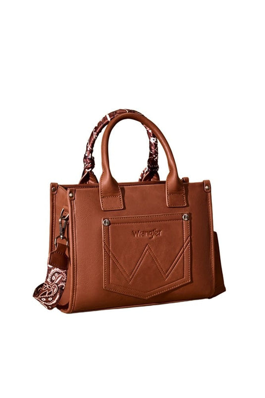Wrangler Paisley Crossbody Bag - Tan
