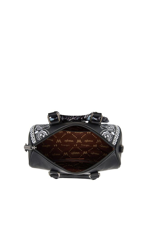Wrangler Paisley Barrel Bag - Black