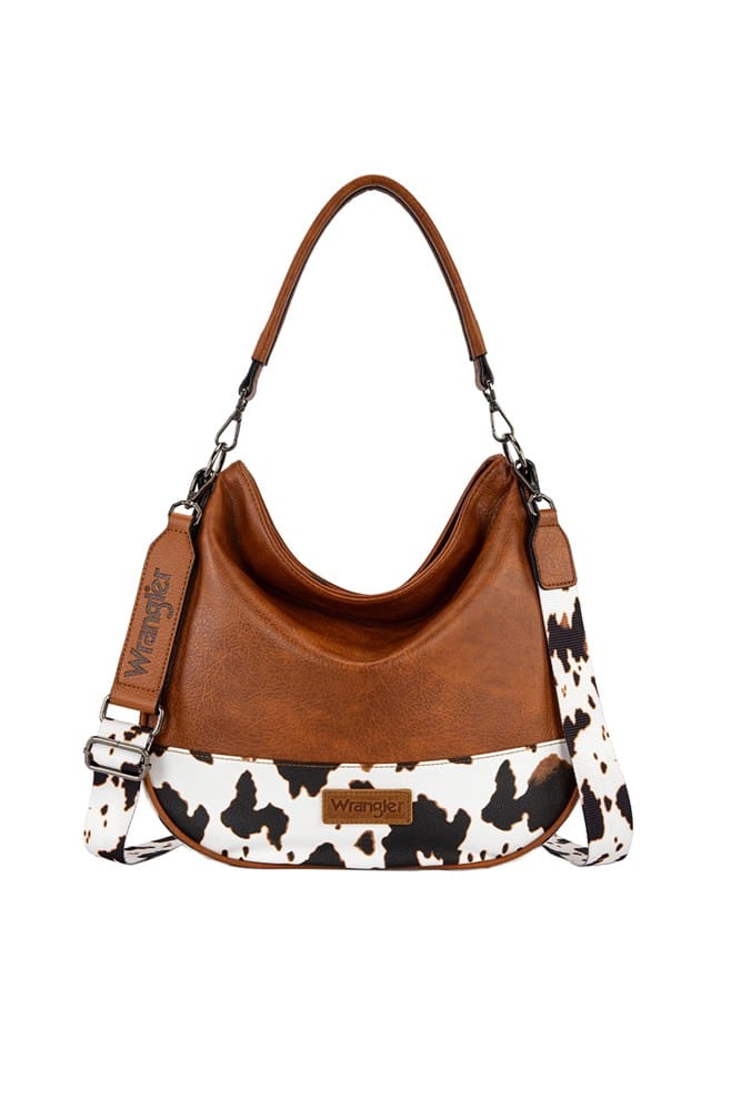 Load image into Gallery viewer, Wrangler Animal Print Slouch Bag - Tan

