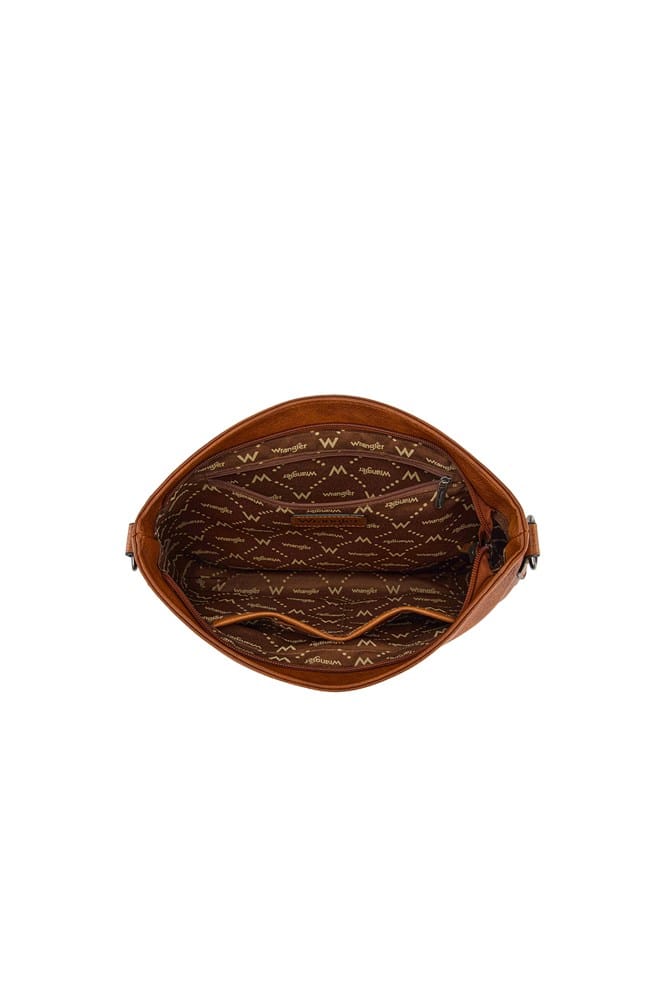 Load image into Gallery viewer, Wrangler Animal Print Slouch Bag - Tan
