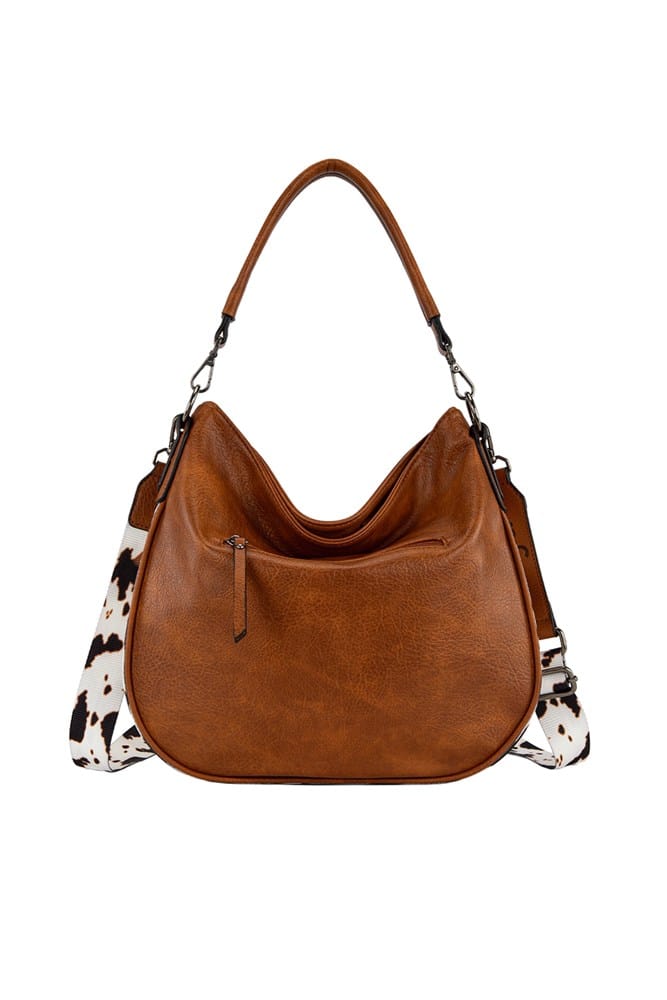 Load image into Gallery viewer, Wrangler Animal Print Slouch Bag - Tan
