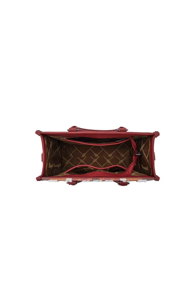 Load image into Gallery viewer, Wrangler Cilia Crossbody Tote Bag - Burgundy
