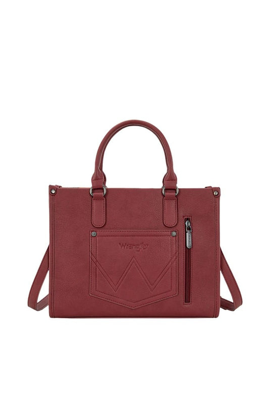 Wrangler Cilia Crossbody Tote Bag - Burgundy