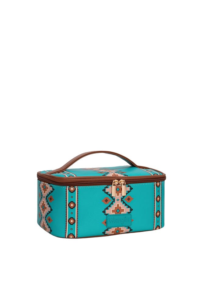 Load image into Gallery viewer, Wrangler Travel Cosmetic Bag - Turquoise
