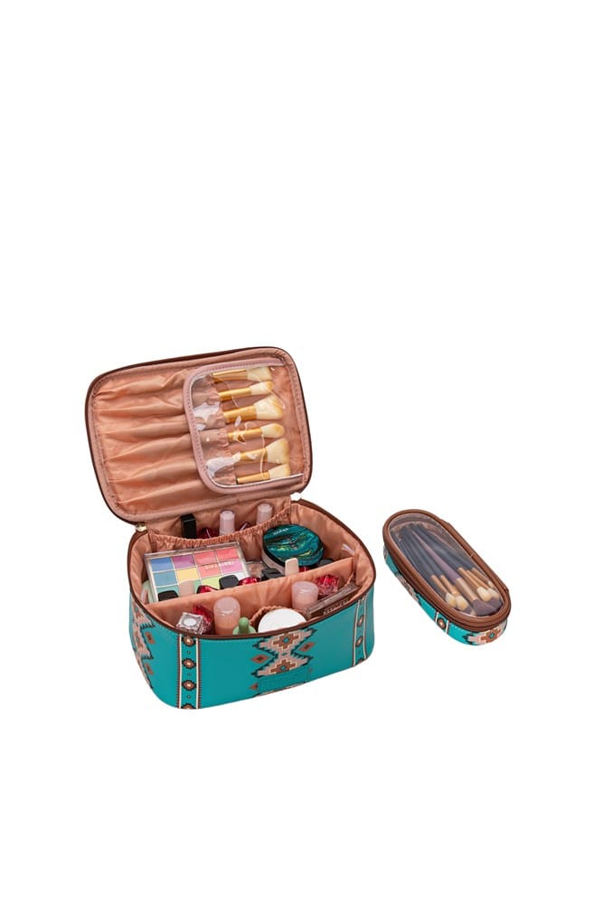 Load image into Gallery viewer, Wrangler Travel Cosmetic Bag - Turquoise

