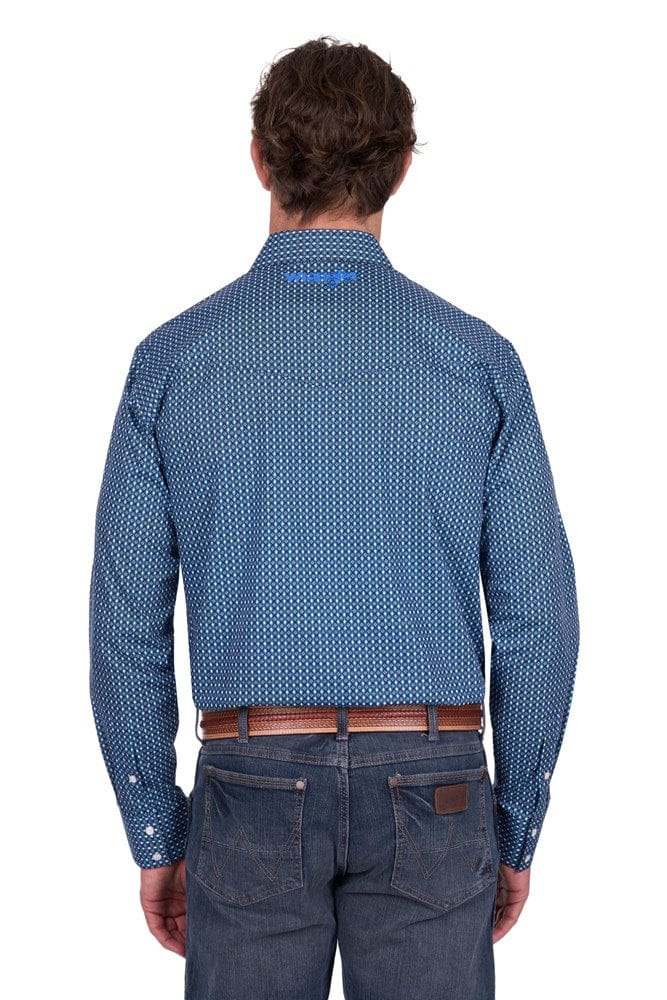 Load image into Gallery viewer, Wrangler Men’s Roy Stripe Western Button Down Long Sleeve Shirt
