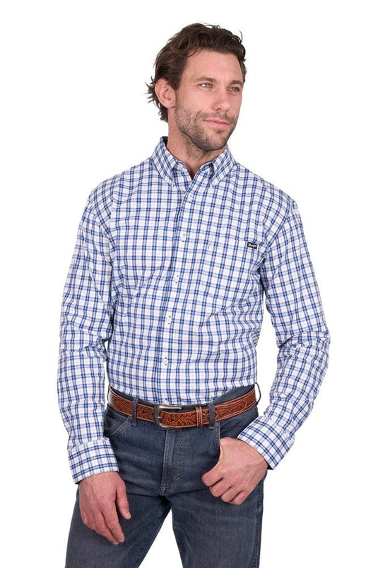 Wrangler Men’s Bob Check Button Down Long Sleeve Shirt
