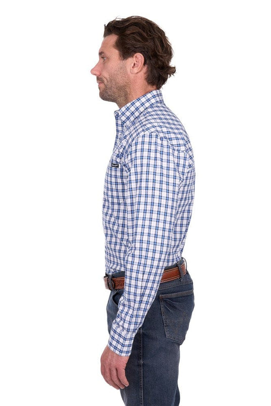 Wrangler Men’s Bob Check Button Down Long Sleeve Shirt