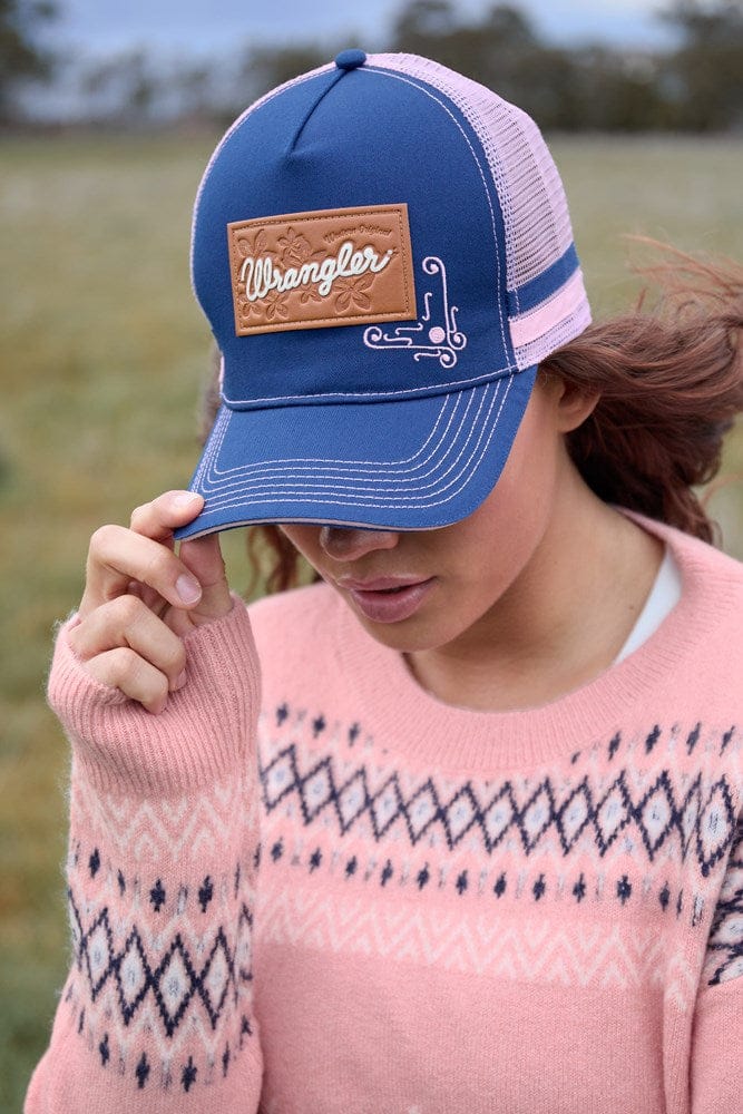 Load image into Gallery viewer, Wrangler Sasha High Profile Trucker Cap
