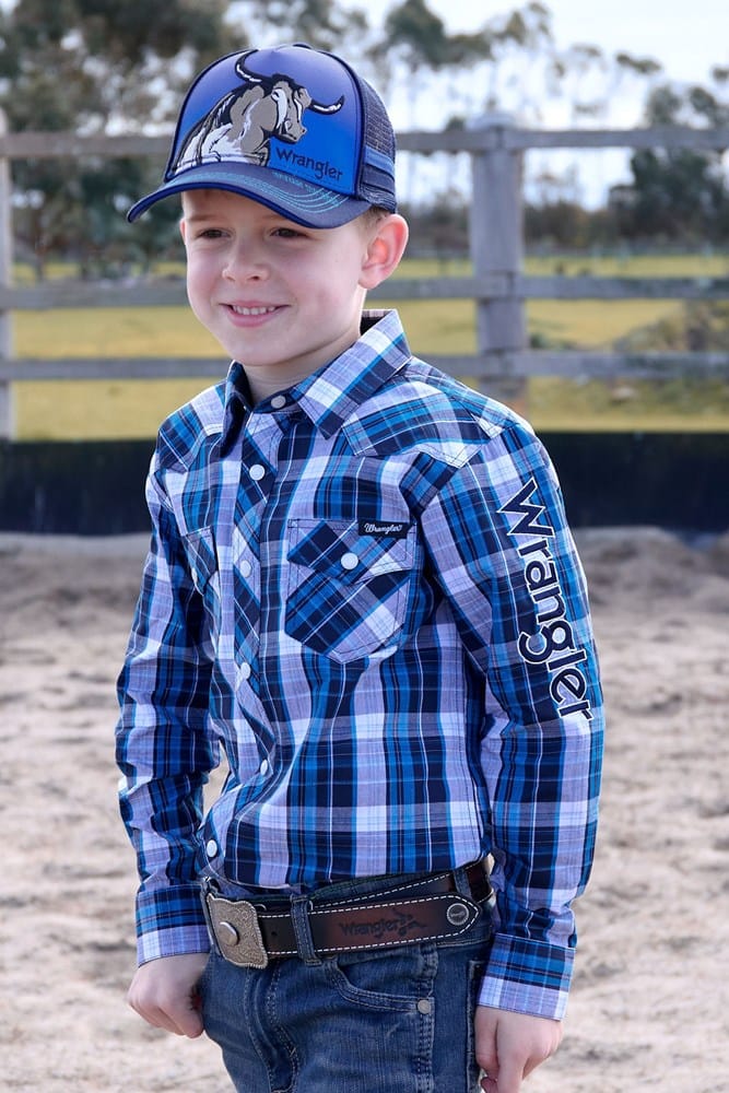 Load image into Gallery viewer, Wrangler Kid’s Robbie Trucker Cap
