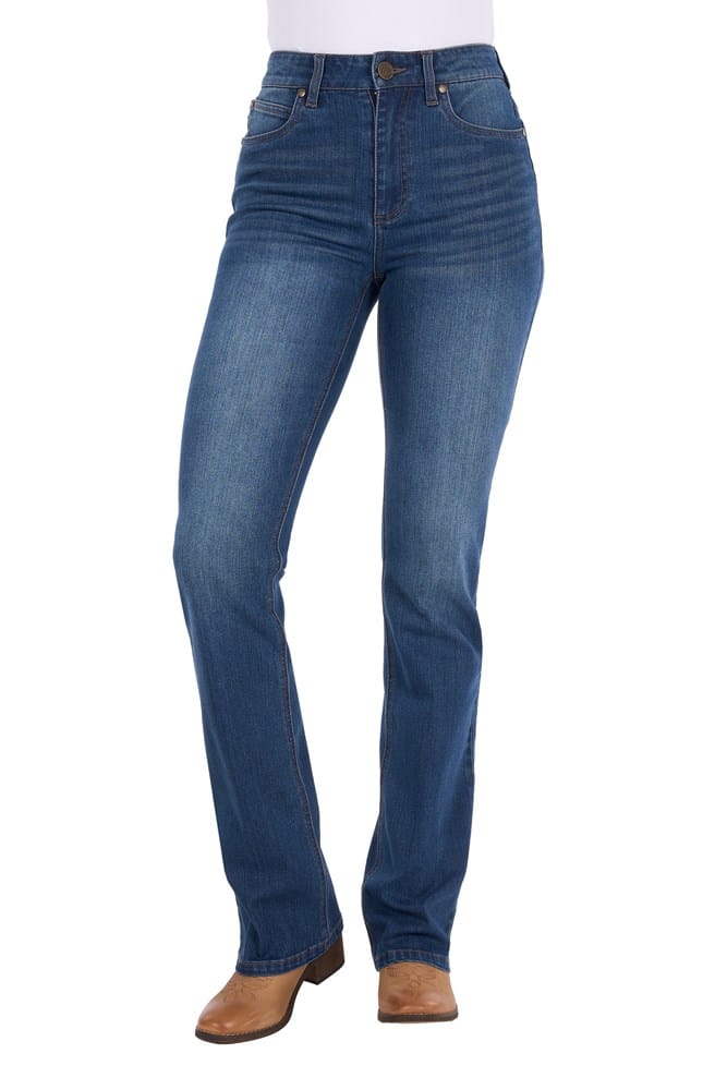 Load image into Gallery viewer, Wrangler Womens Etta Bootcut Jean-Bailey
