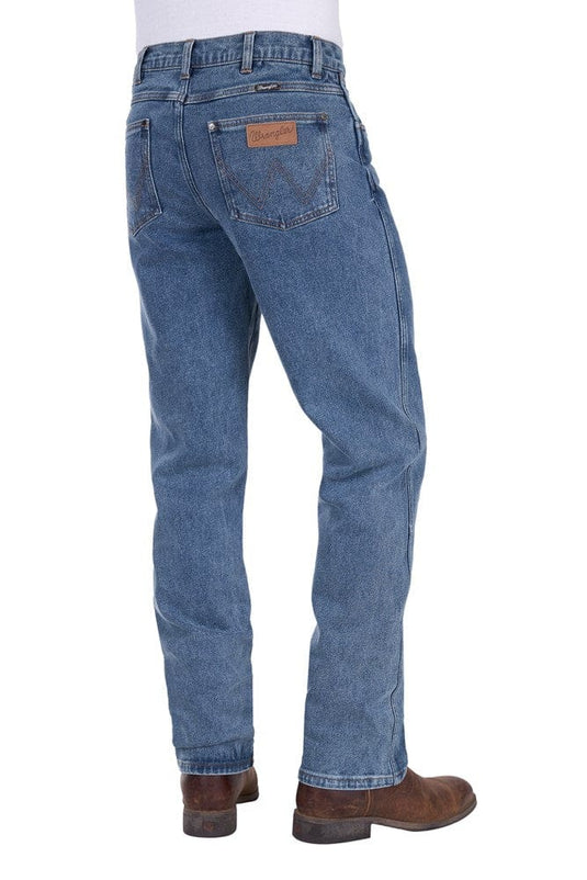 Wrangler Mens Classic Straight Leg Jean - Original Stone