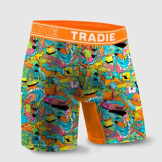 Tradie Mens No Chafe Bamboo Long Leg Trunk