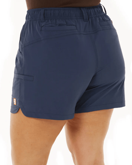 Zadie Womens Z-Lite Comfort with 4 Way Stretch Short - Navy