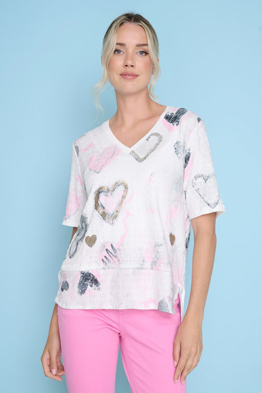 Picadilly Womens Printed Top