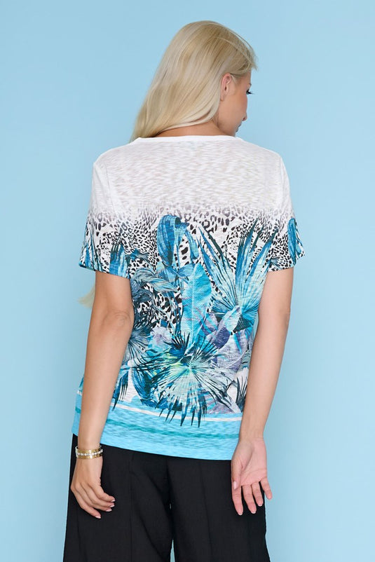 Picadilly Womens Printed Top