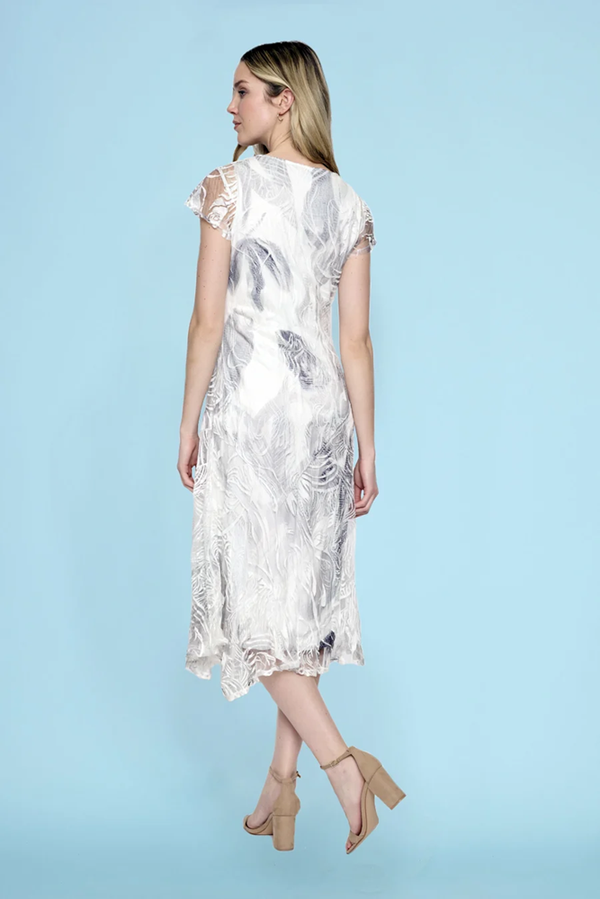 Load image into Gallery viewer, Picadilly Womens Cap Sleeve Long Dress
