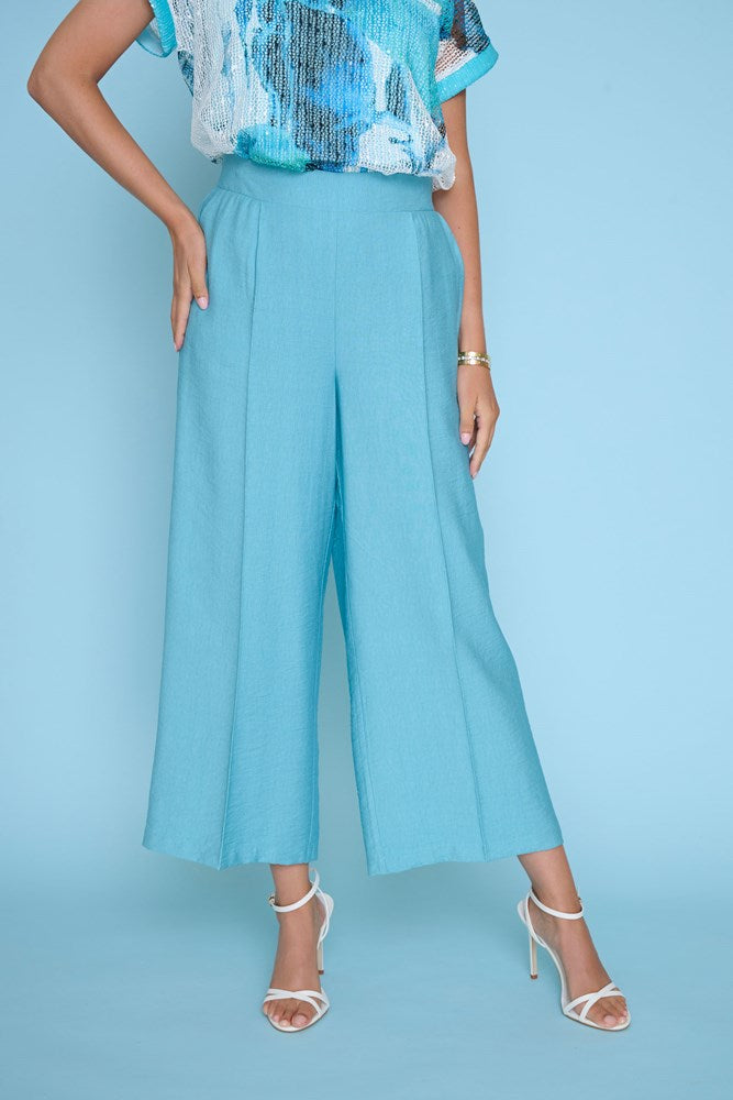 Load image into Gallery viewer, Picadilly Womens Wide Leg Cropped Pant
