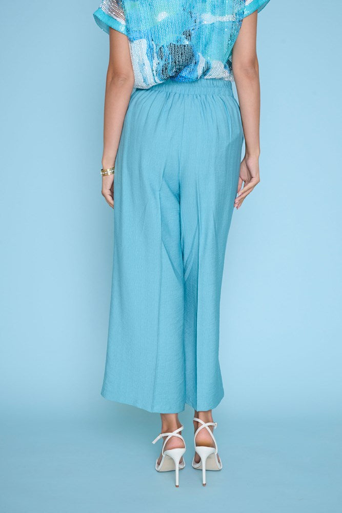 Load image into Gallery viewer, Picadilly Womens Wide Leg Cropped Pant
