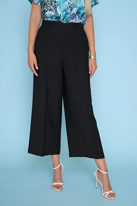Picadilly Womens Wide-Leg Cropped Pants