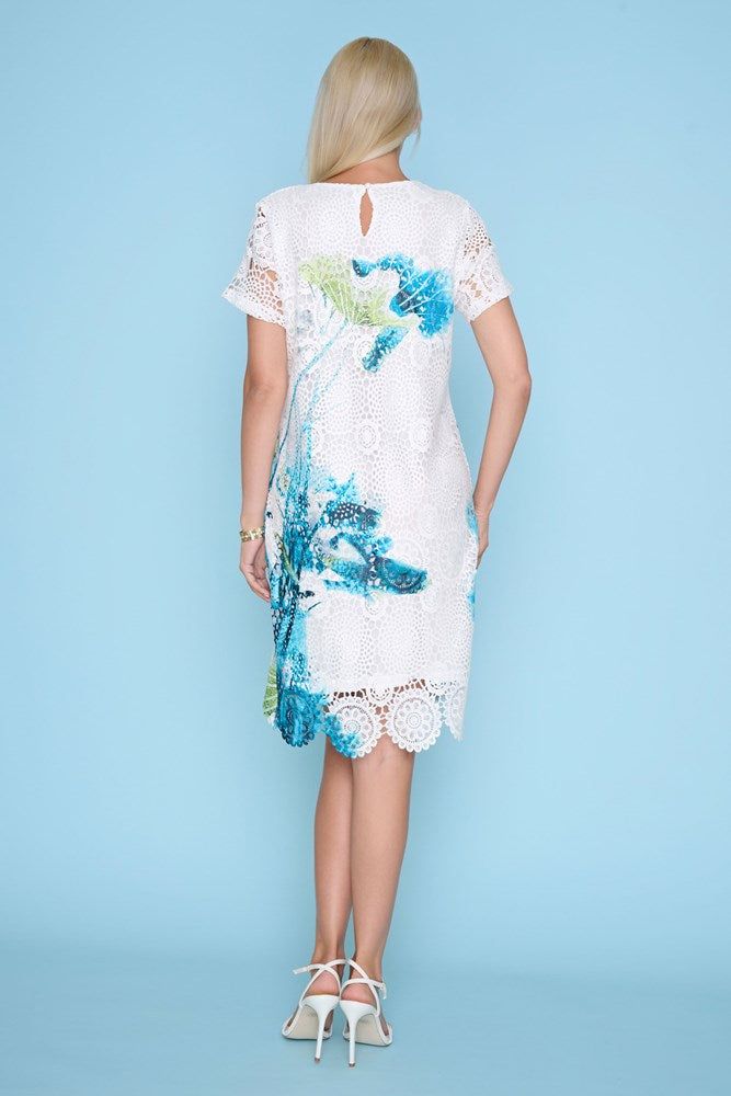 Load image into Gallery viewer, Picadilly Womens Printed Lace Dress
