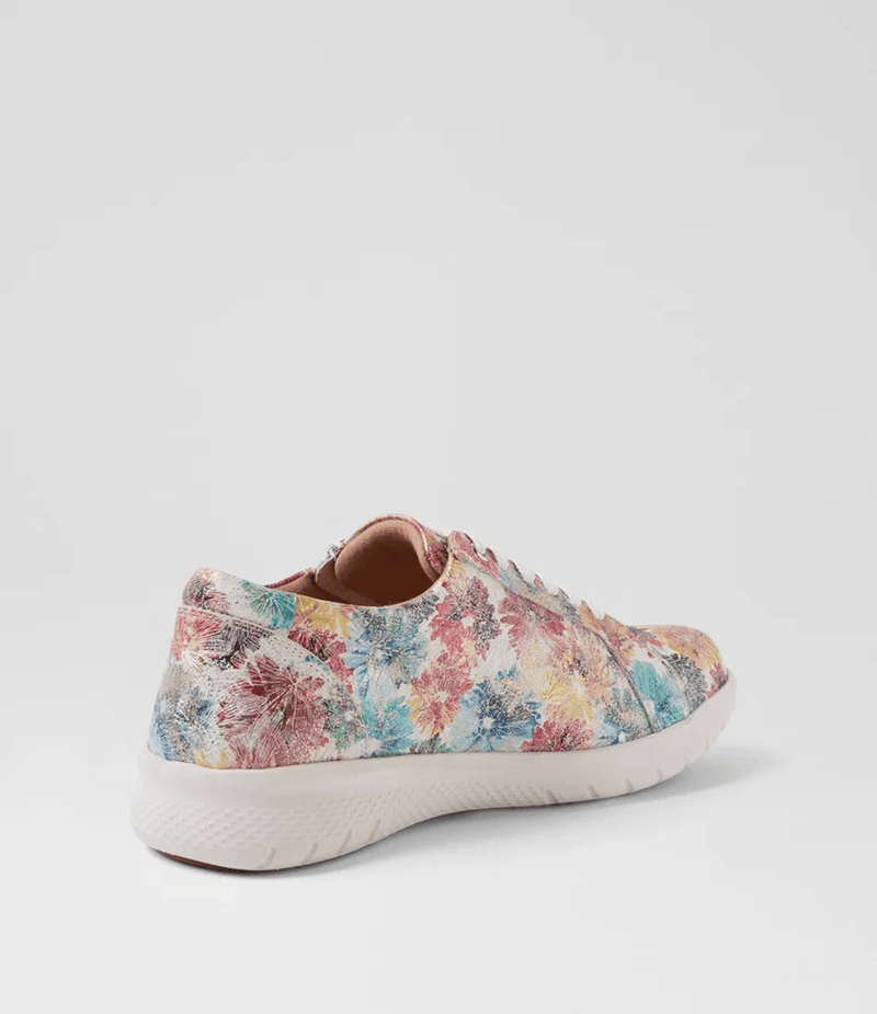 Load image into Gallery viewer, Ziera Womens Solar Xf White Bright Fireworks Leather Sneakers
