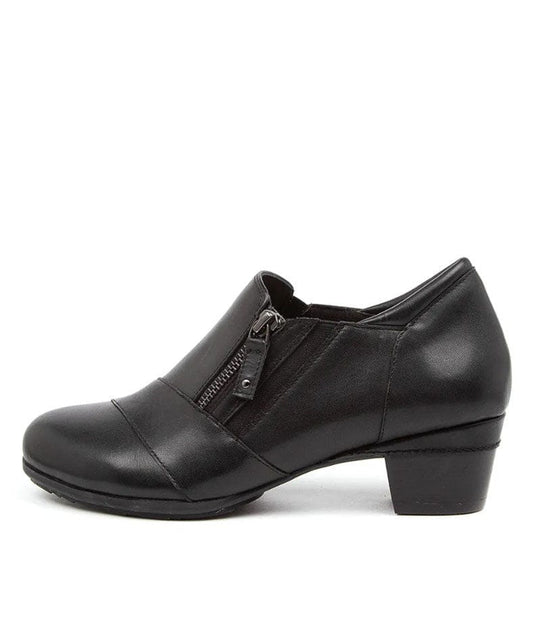 Ziera Womens Camden W Black Leather