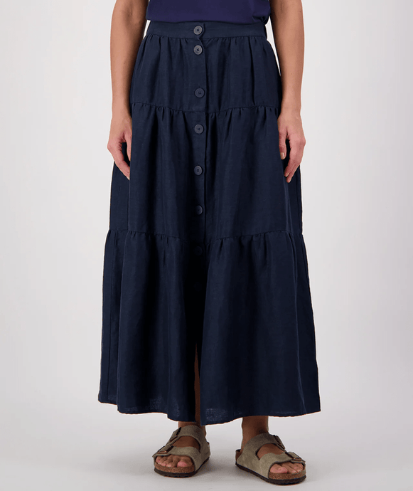Swanndri Womens Audrey Linen Skirt