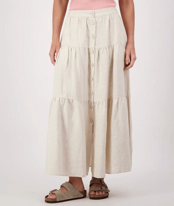 Swanndri Womens Audrey Linen Skirt