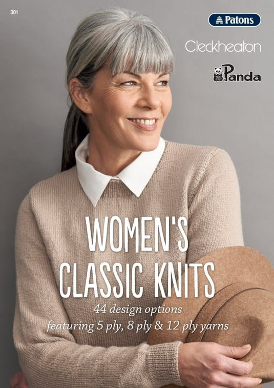 Patons Knitting Pattern Book - Women's Classic Knits