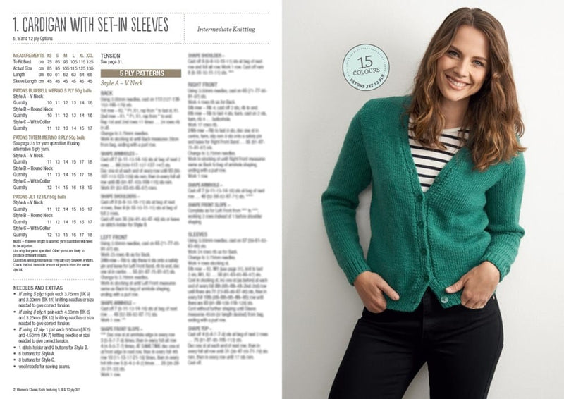 Load image into Gallery viewer, Patons Knitting Pattern Book - Women's Classic Knits
