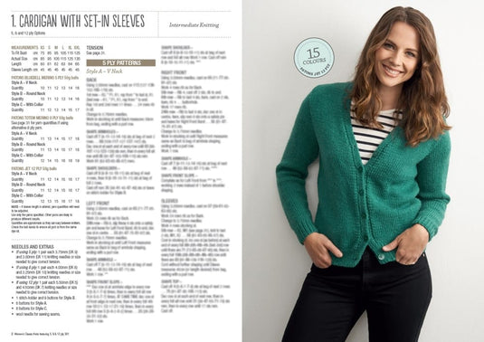 Patons Knitting Pattern Book - Women's Classic Knits