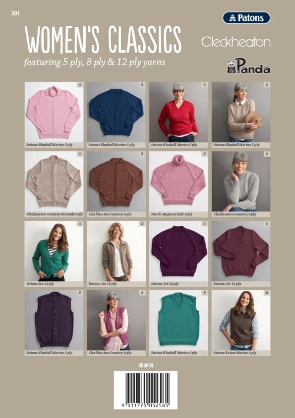Load image into Gallery viewer, Patons Knitting Pattern Book - Women's Classic Knits
