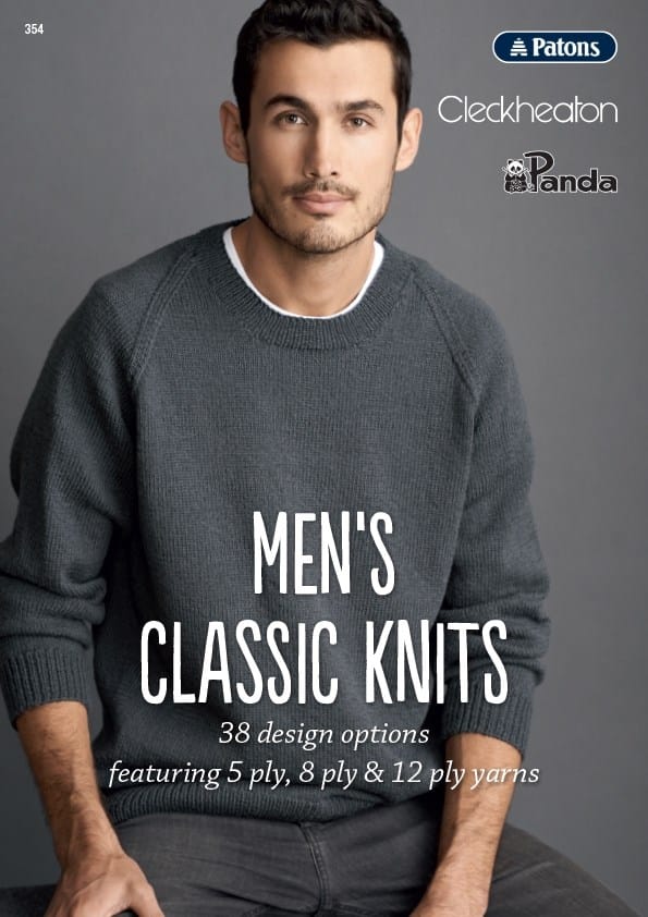 Load image into Gallery viewer, Patons Knitting Pattern Book - Men's Classic Knits
