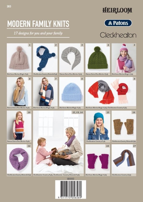 Load image into Gallery viewer, Patons Pattern Book - Modern Family Knits
