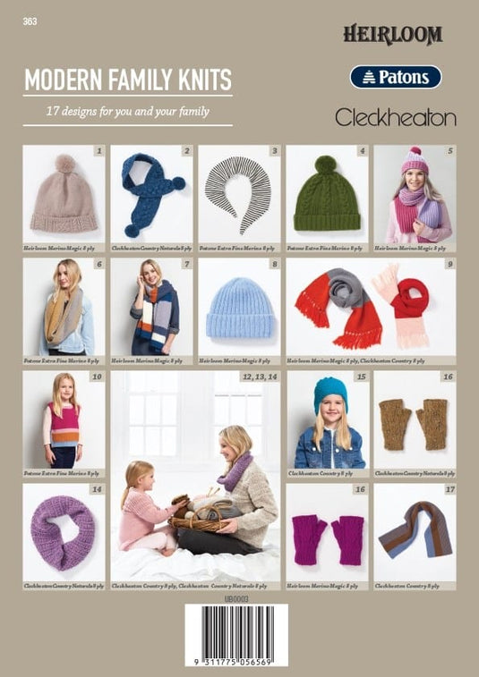 Patons Pattern Book - Modern Family Knits