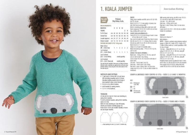 Load image into Gallery viewer, Patons Pattern Book - Toys and Treasures
