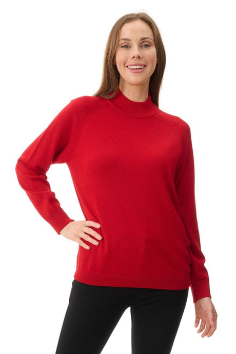 Slade Womens Zip High Neck Jumper