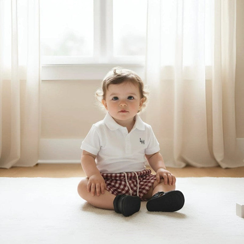 Load image into Gallery viewer, Love Henry Baby Boys Sonny Short - Red Check
