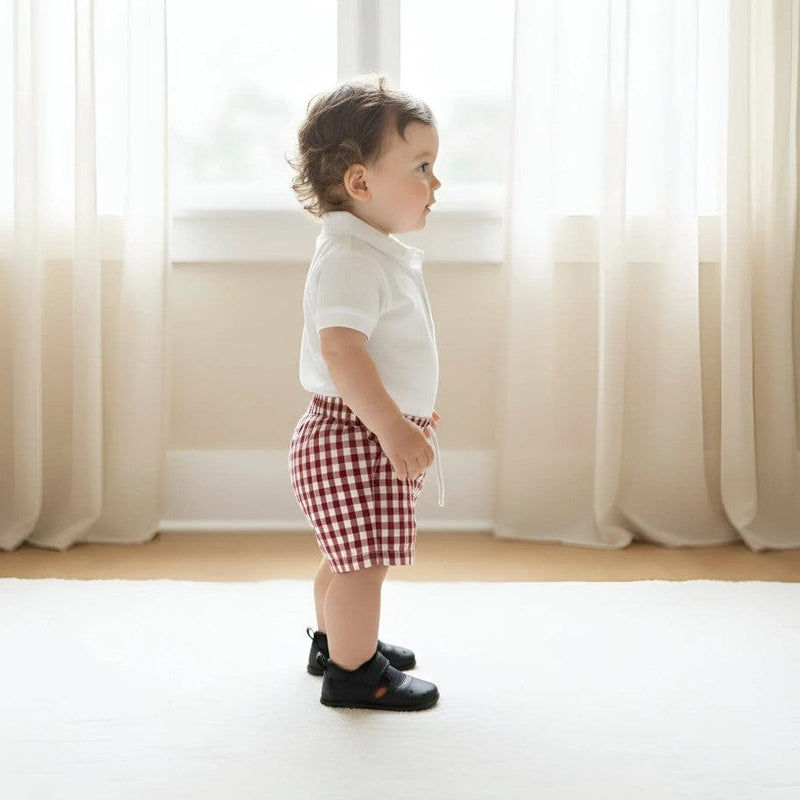 Load image into Gallery viewer, Love Henry Baby Boys Sonny Short - Red Check
