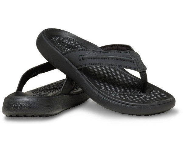 Load image into Gallery viewer, Crocs Yukon Vista II Literide Flip - Black/Black
