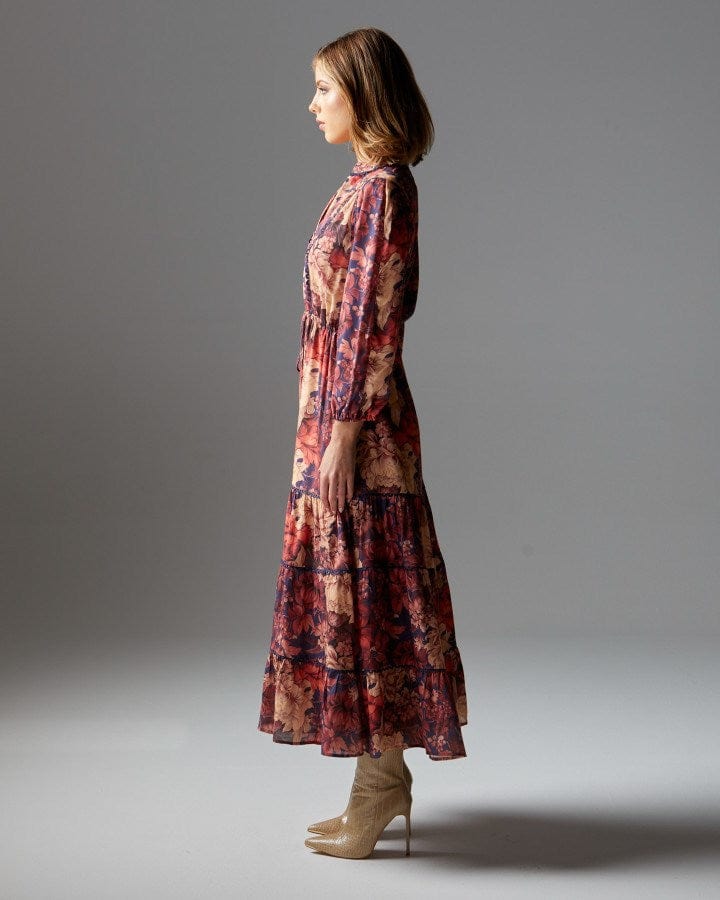 Load image into Gallery viewer, Fate &amp; Becker Berry Kiss Midi Dress
