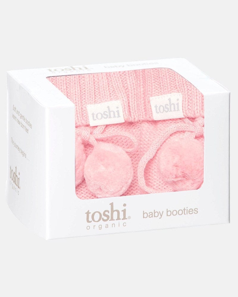 Load image into Gallery viewer, Toshi Baby 100% Organic Cotton Yarn Booties Marley - Pearl
